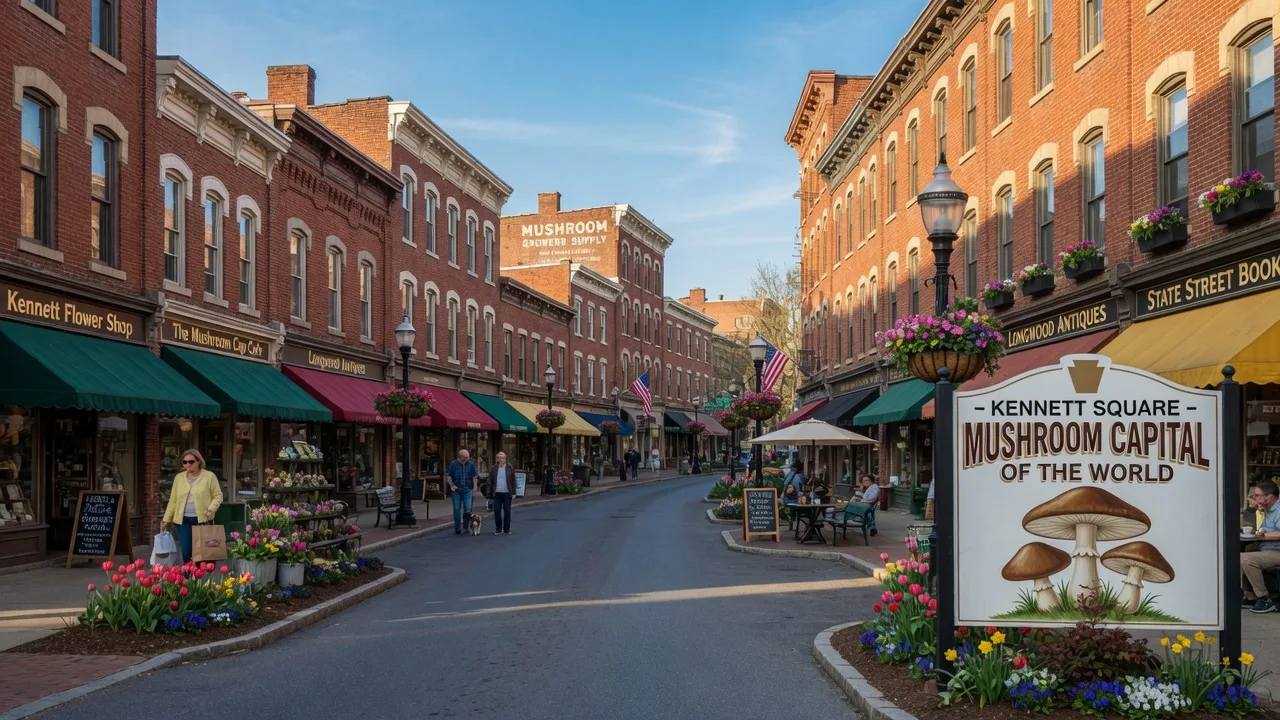 Kennett Square restaurants and shops