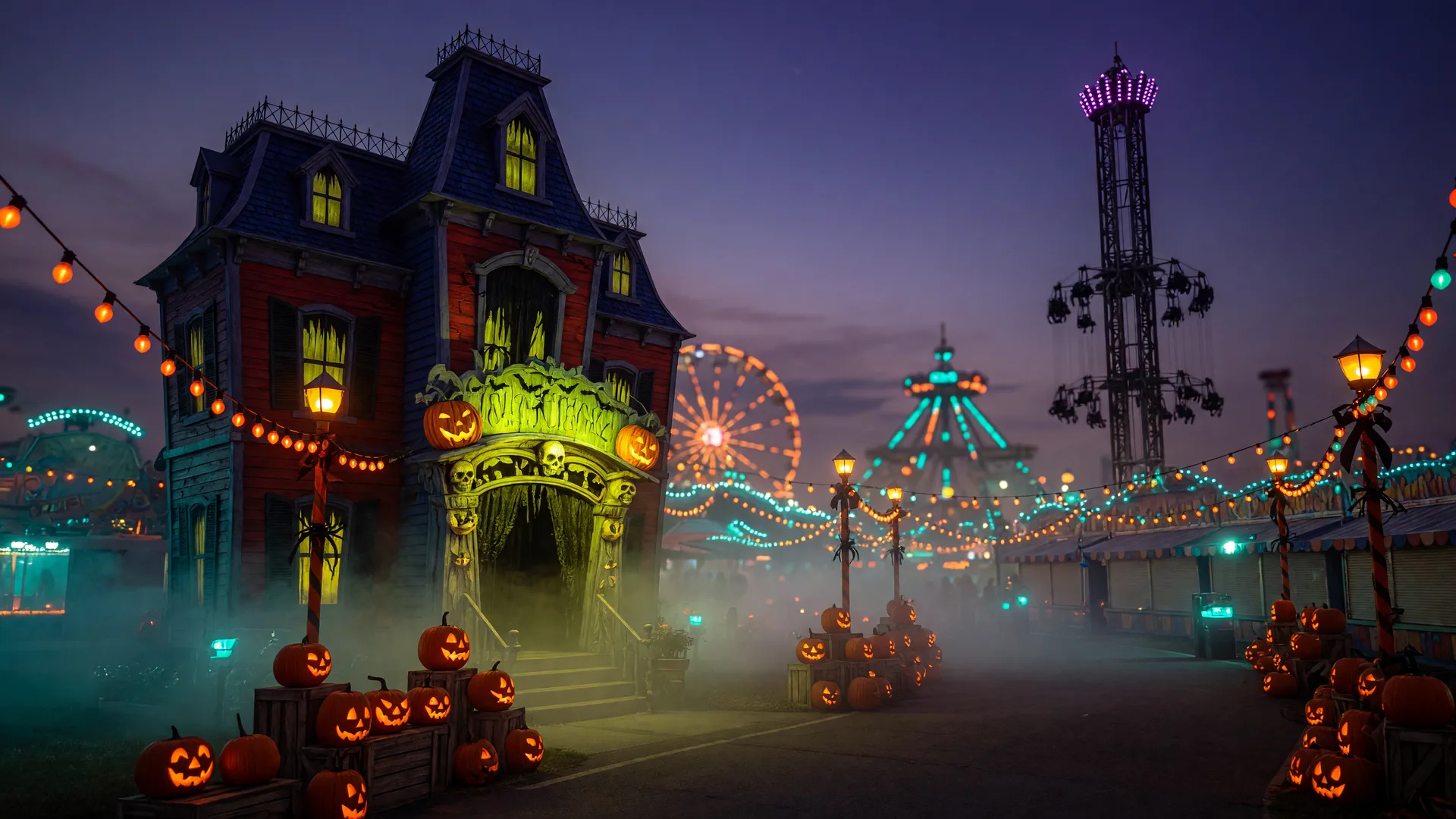Halloween Haunt at Dorney Park in Allentown