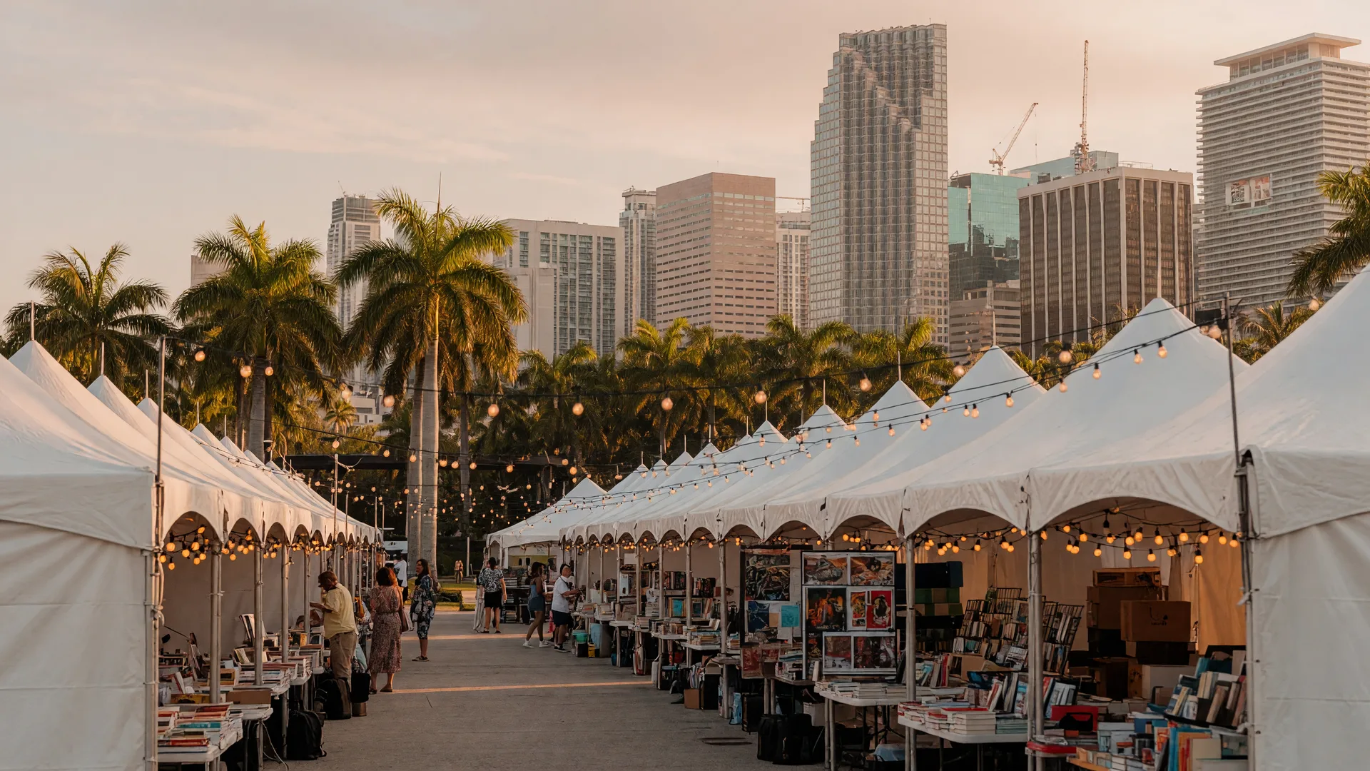 Header image for "Miami Book Fair Returns Downtown With a Free Street Fair Weekend"