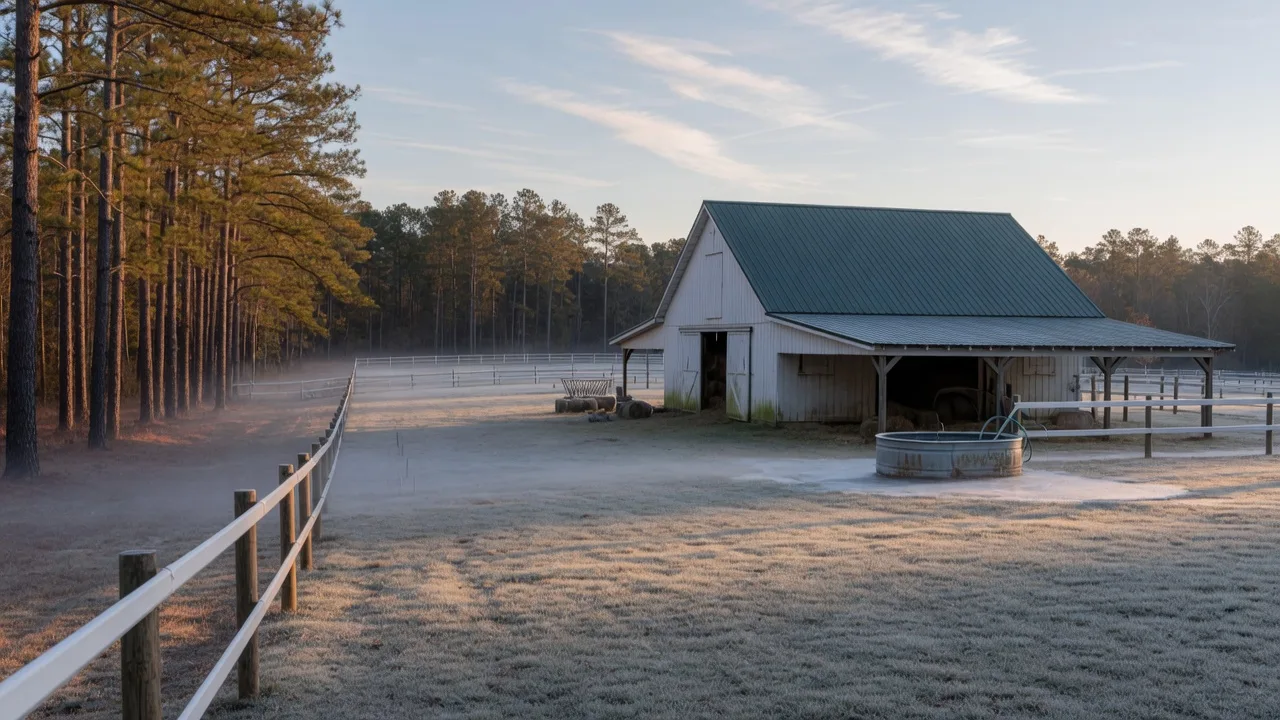 Photo: First Frost in Aiken: Preparing Your Horse Property for the Fall Transition — Aiken SC horse property