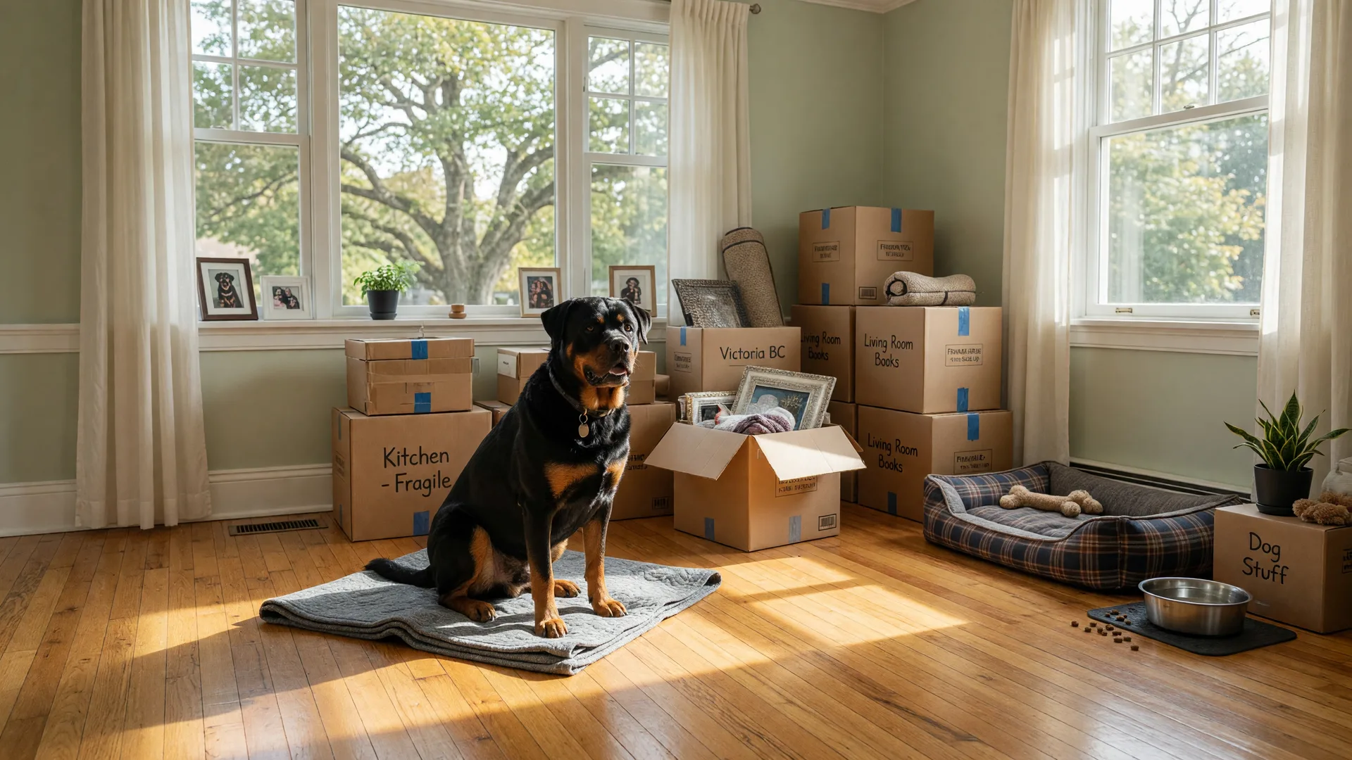 How Do I Help My Dog Settle Into a New Home in Victoria, BC? Moving Stress Tips for Dogs