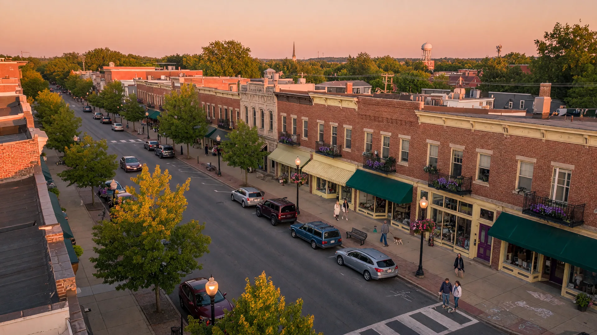 Downtown Ambler main street