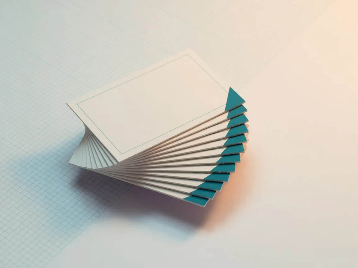 Abstract editorial still life suggesting a content-rich digital publishing platform