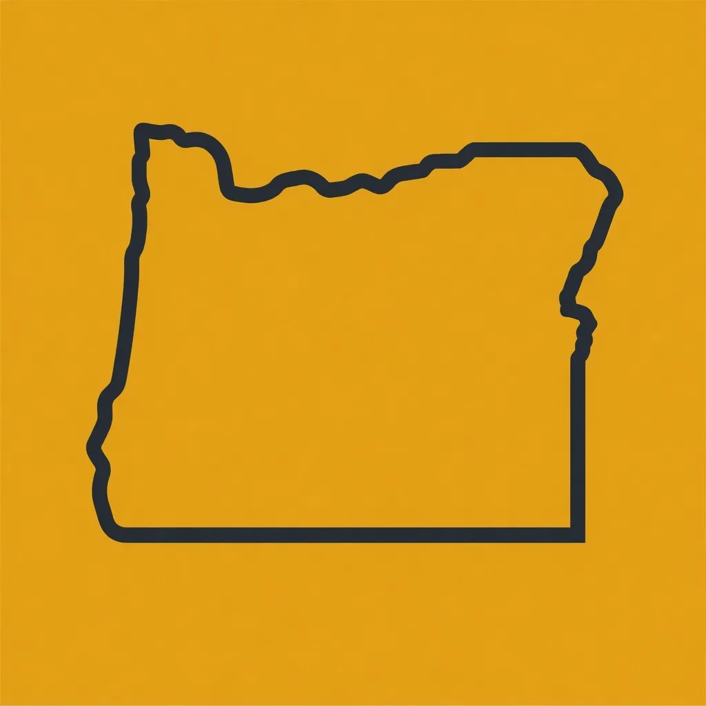 Oregon outline logo for Bethany & Oak Hills