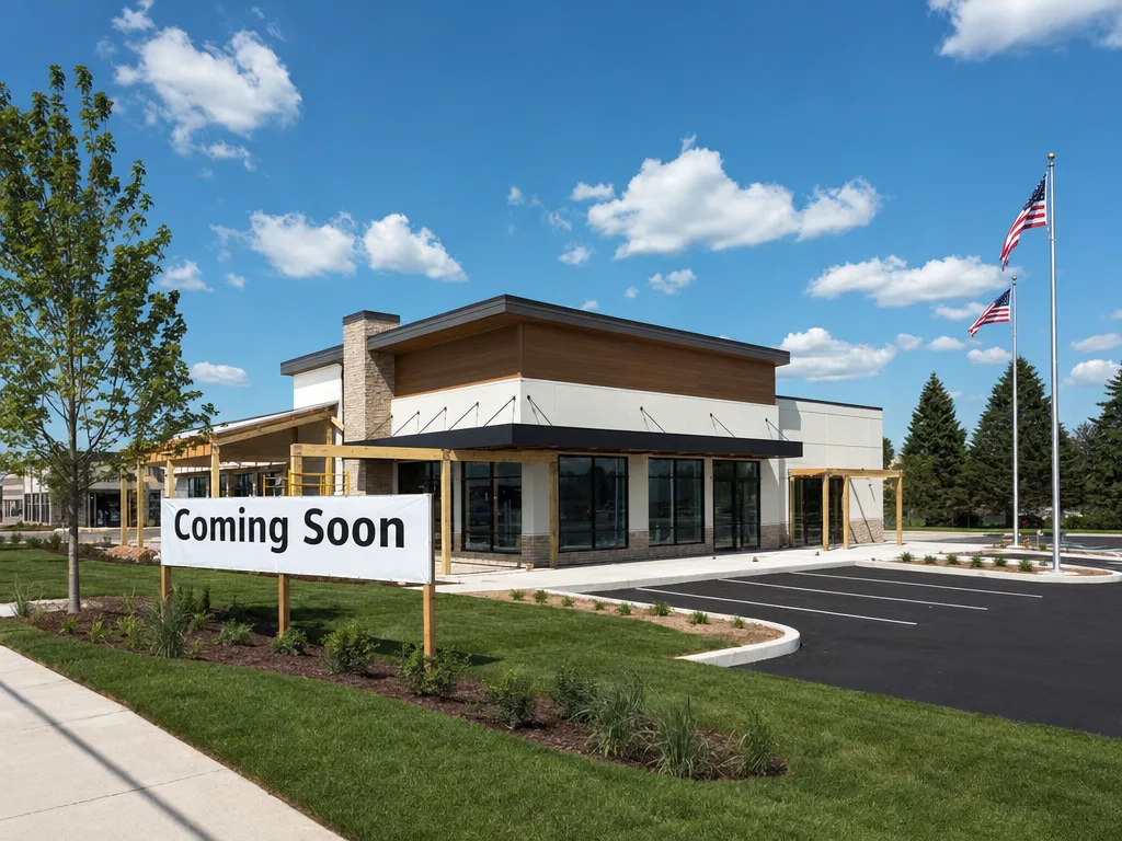 New development and construction activity in Grand Blanc, Michigan during summer 2026