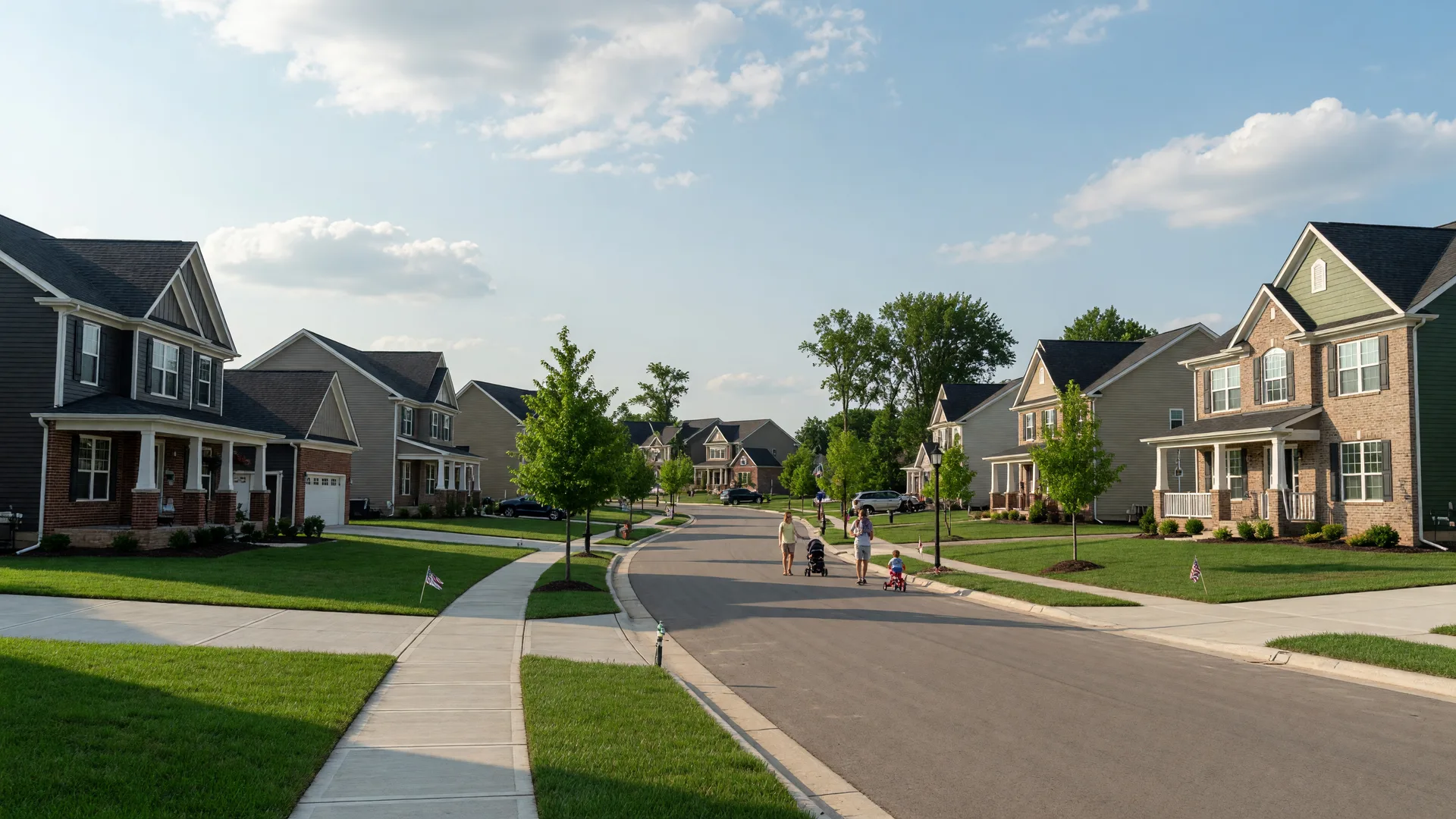 New construction traditional and craftsman homes in Noblesville, Indiana with Hamilton County family character