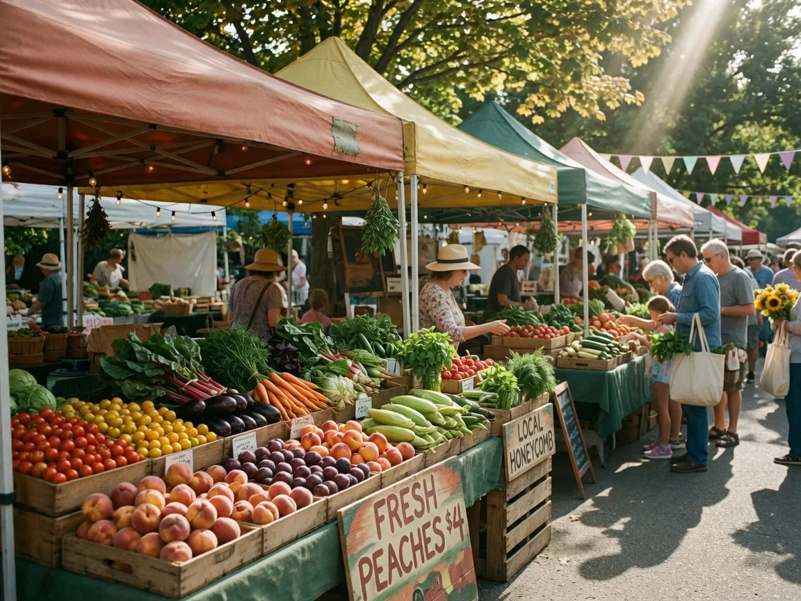 Local shopping and farmers market in the Milford and Warwick region