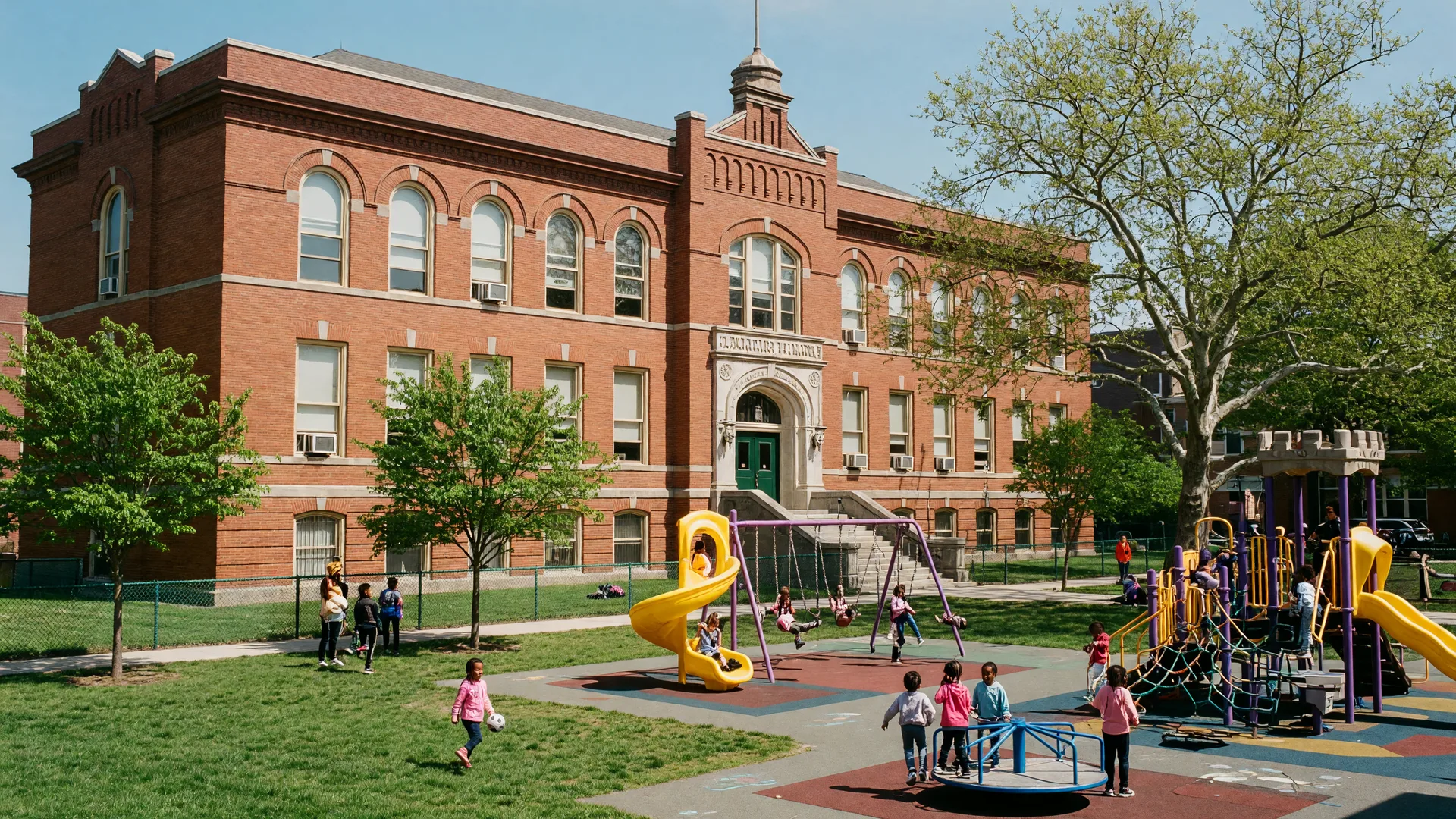 Samuel Powel Elementary School in Powelton Village Philadelphia