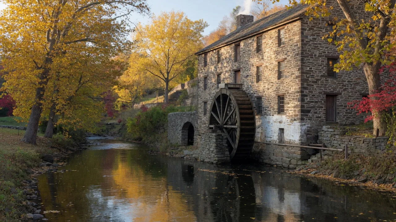 The historic Mill at Anselma, a 1747 grist mill in Chester Springs