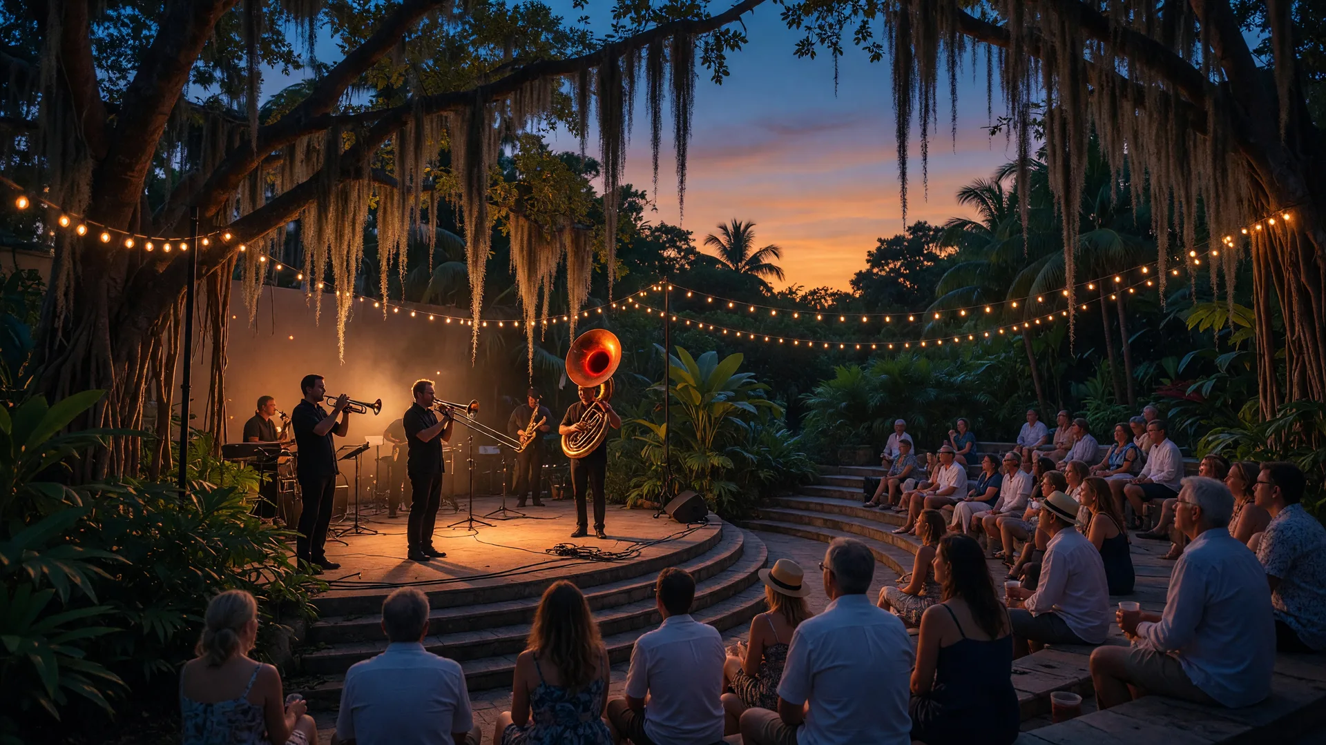Header image for "Sound Sessions Opens at Pinecrest Gardens With Hazmat Modine"