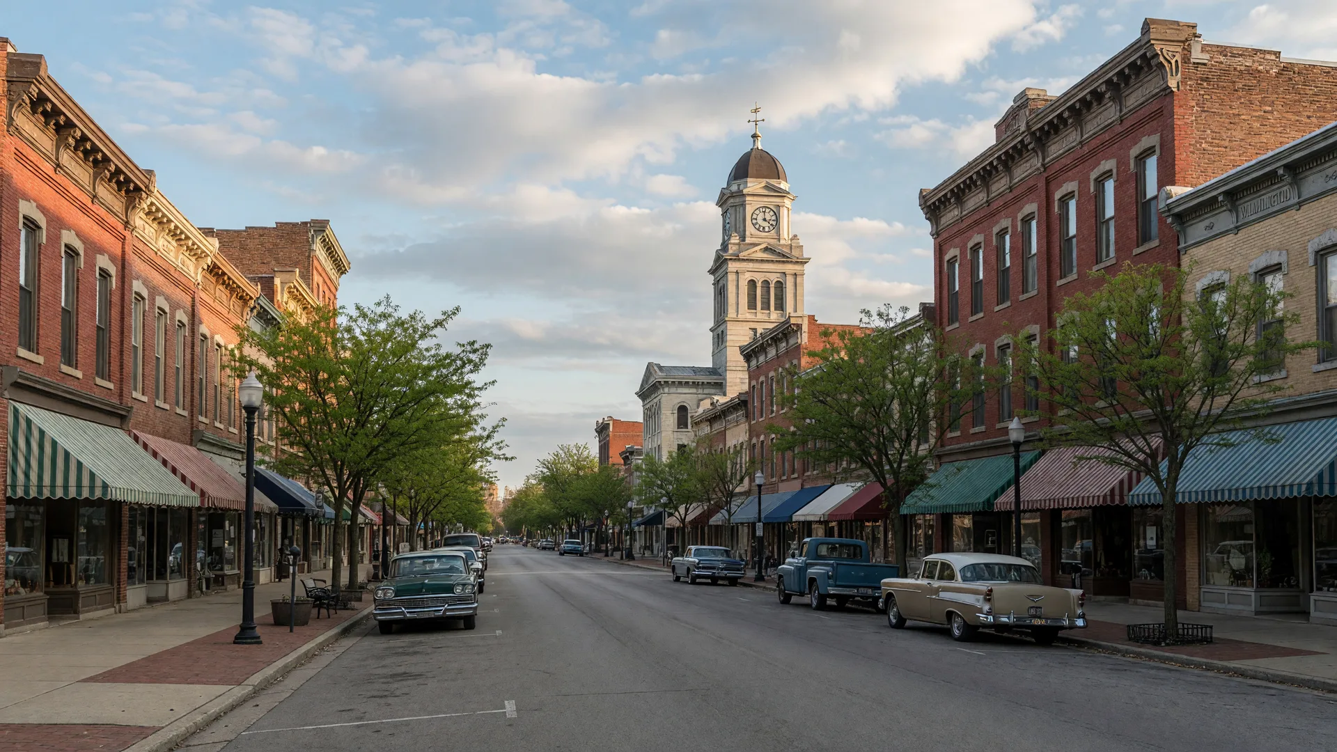 Wilmington neighborhood: homes and streets in this affordable, accessible, and growing Greater Dayton community, served by Glasshouse Realty