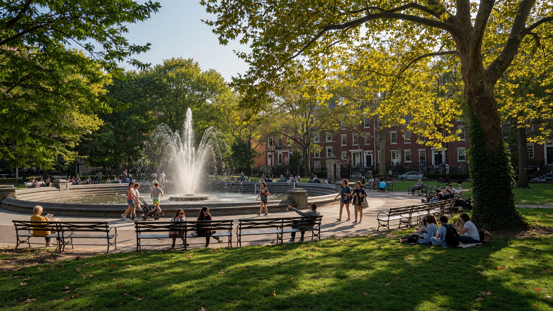 Washington Square West Schools, Parks, and Community Life