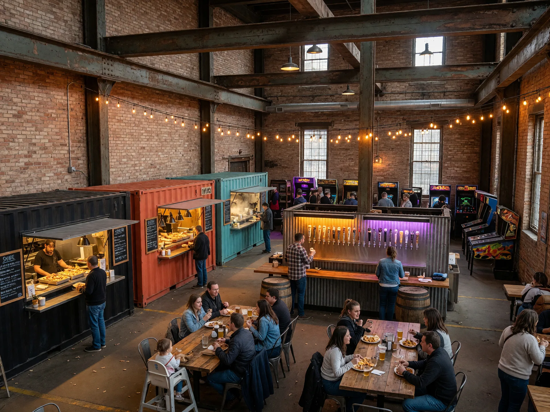 Interior of RailYard Fenton in Fenton