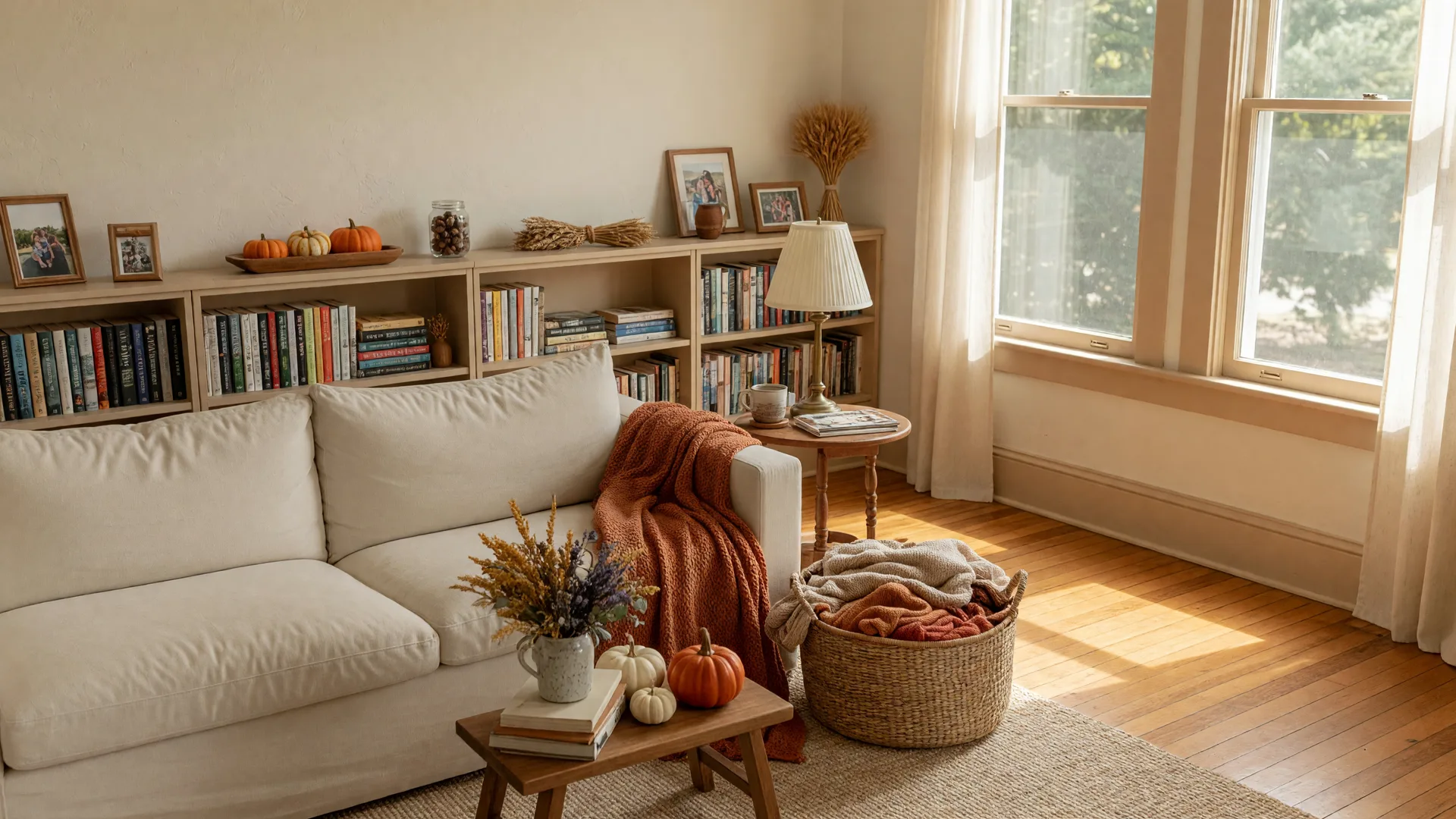 Organized Michigan home for fall