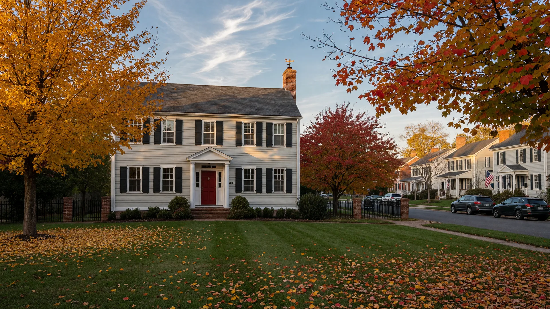 A Fredericksburg VA home in October light, the kind of listing that needs the right price and marketing to sell fast