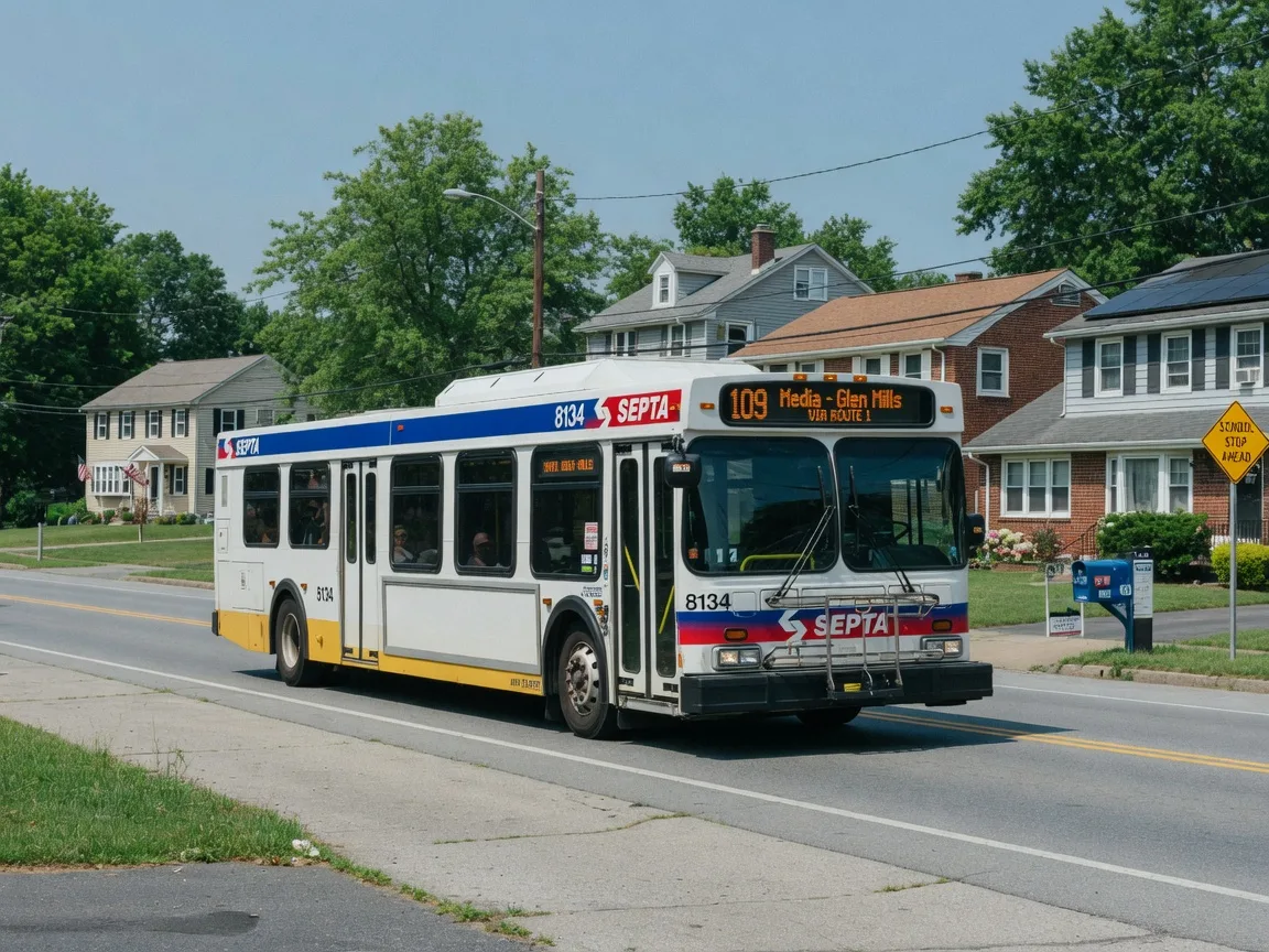 SEPTA bus routes serving Glen Mills