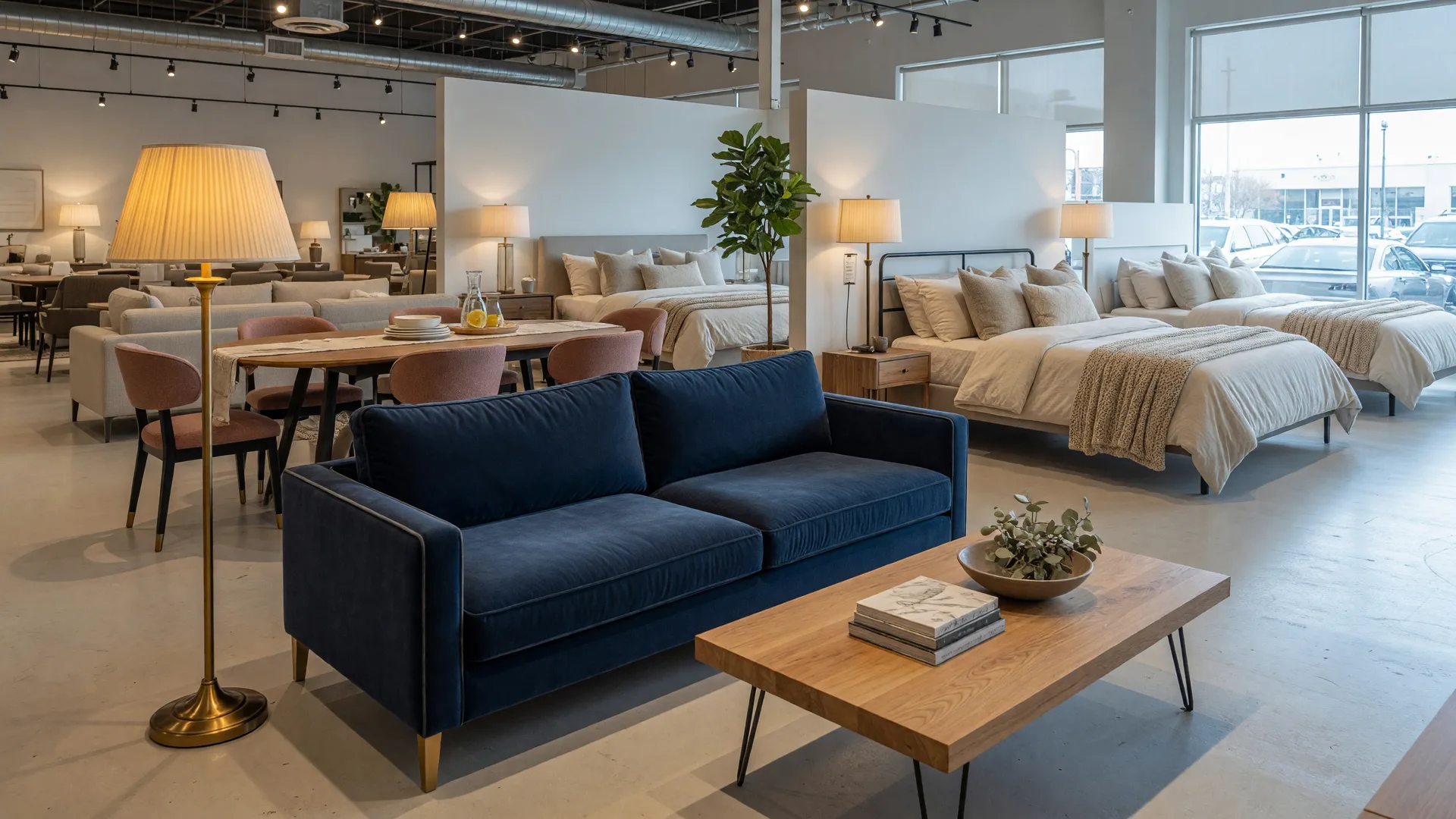 Living Spaces opened June 26, 2026 in Buford off I-85 near the Mall of Georgia, the retailer's first East Coast store and Georgia's largest furniture store.