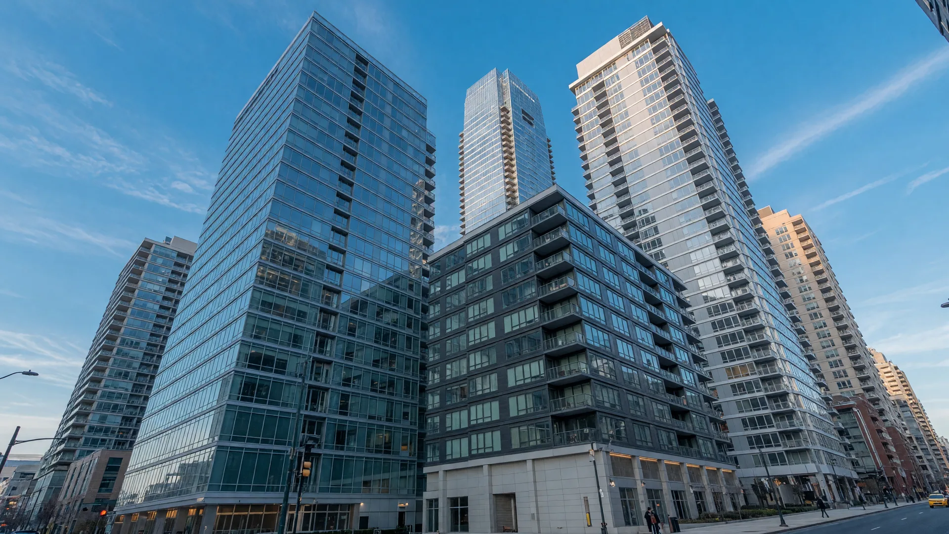 High-rise luxury condominium building in Center City Philadelphia