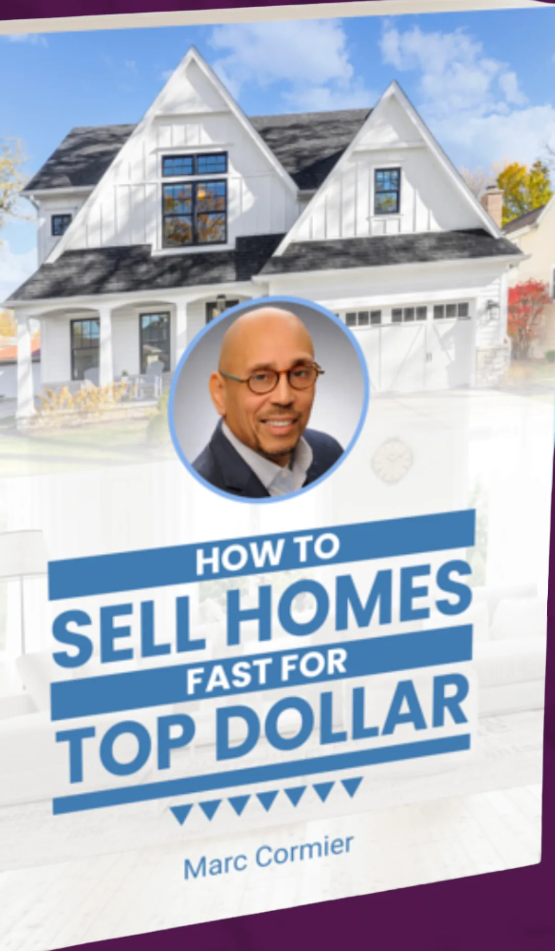 Marc Cormier with his guide to selling inherited homes