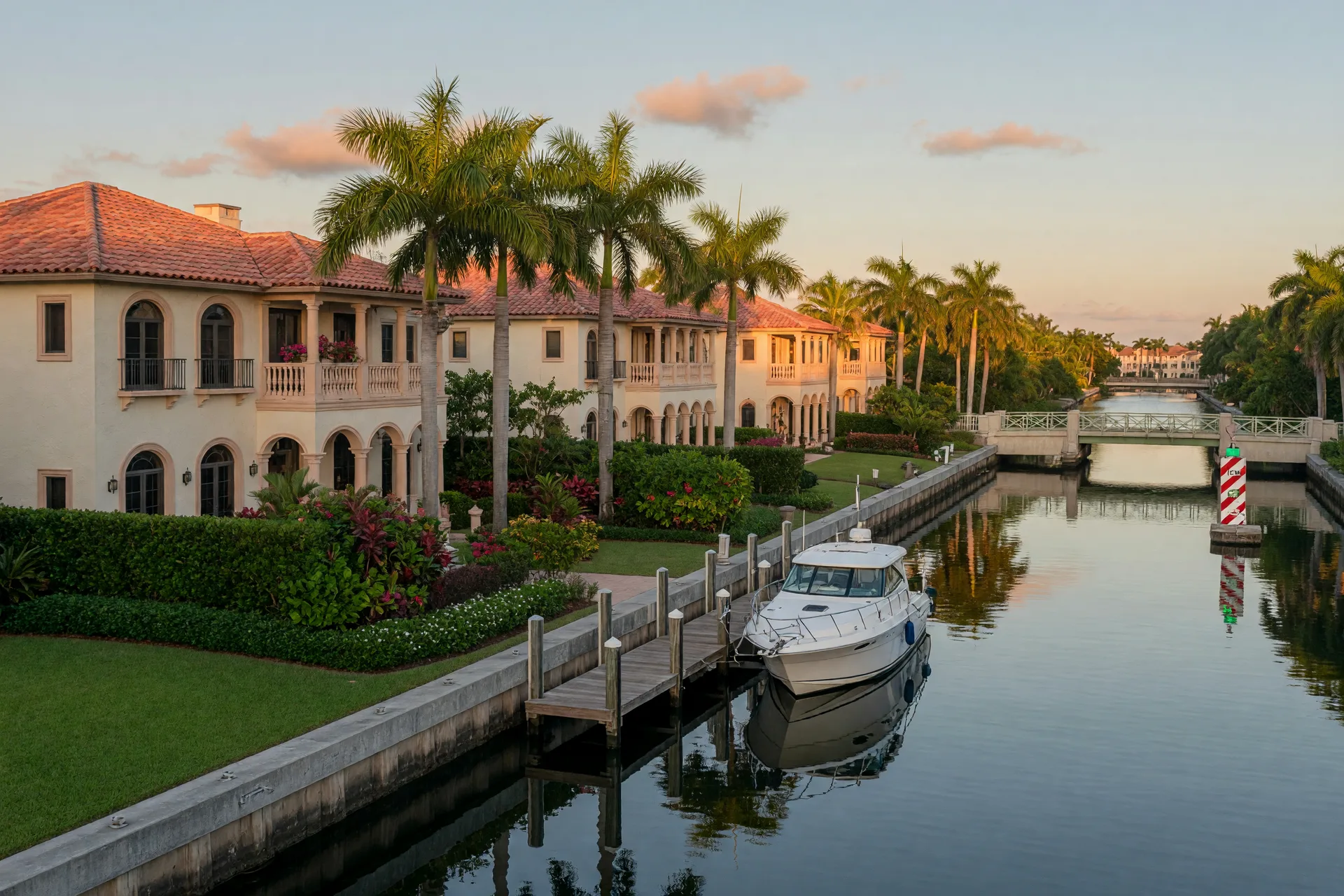 Luxury oceanfront condominium towers on the Boca Raton beach