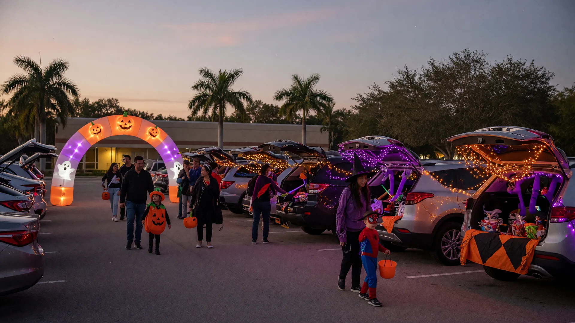 Header image for "South Dade YMCA Hosts Spook and Slam, a Trunk-or-Treat Fall Festival"