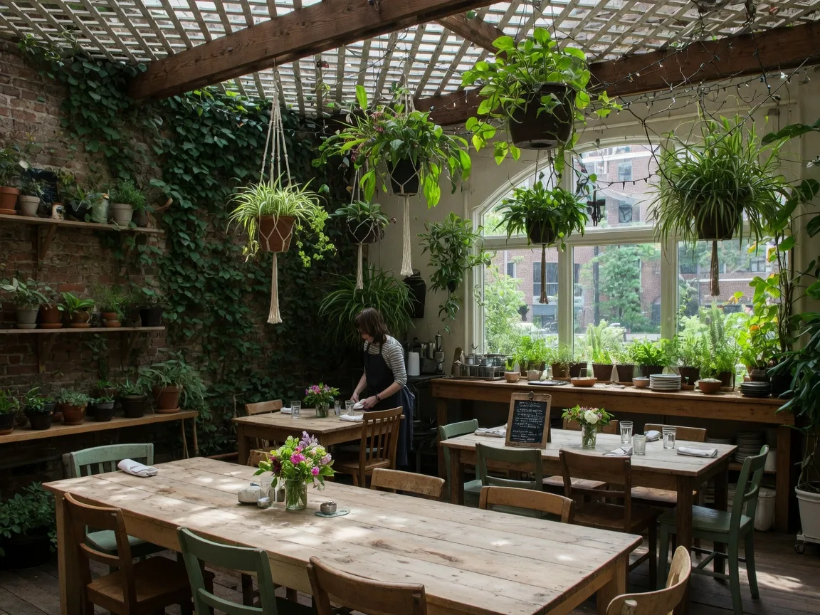 Talula's Garden restaurant with farm-to-table atmosphere in Philadelphia