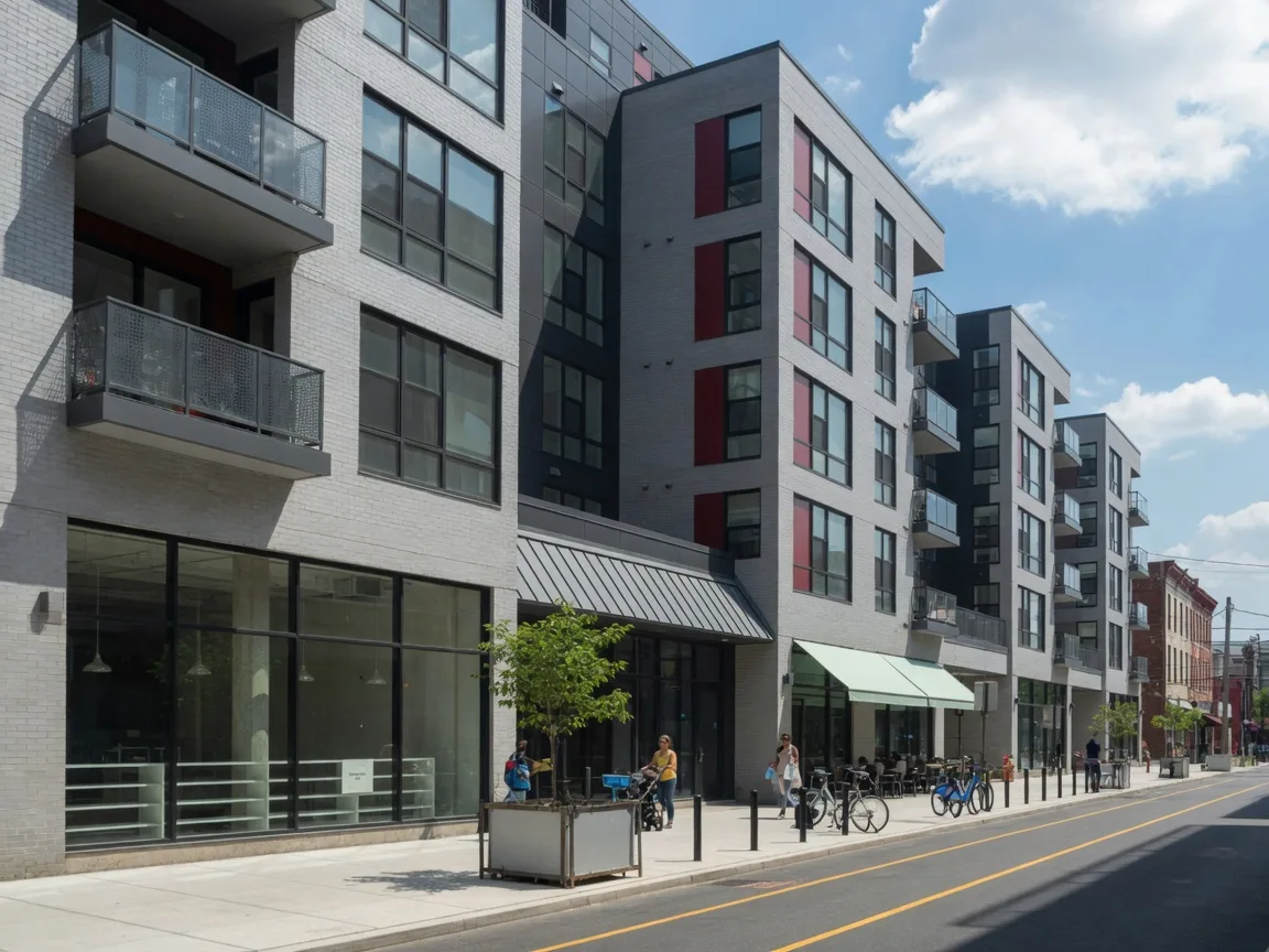 New construction condominium buildings in Northern Liberties Philadelphia