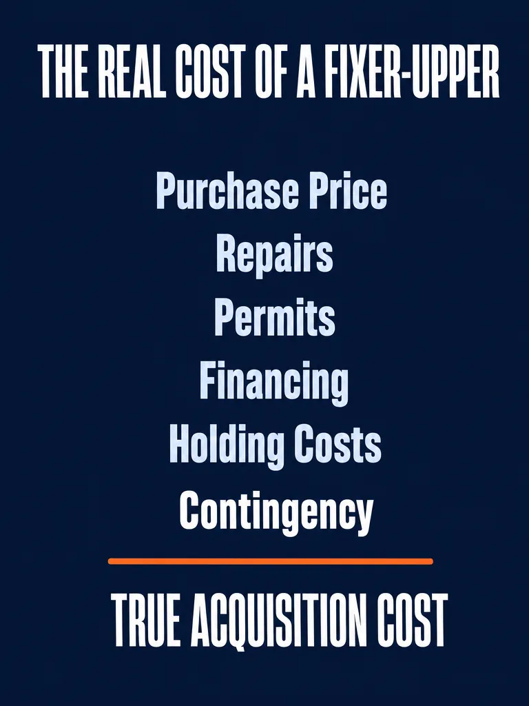 The real cost of a fixer-upper graphic