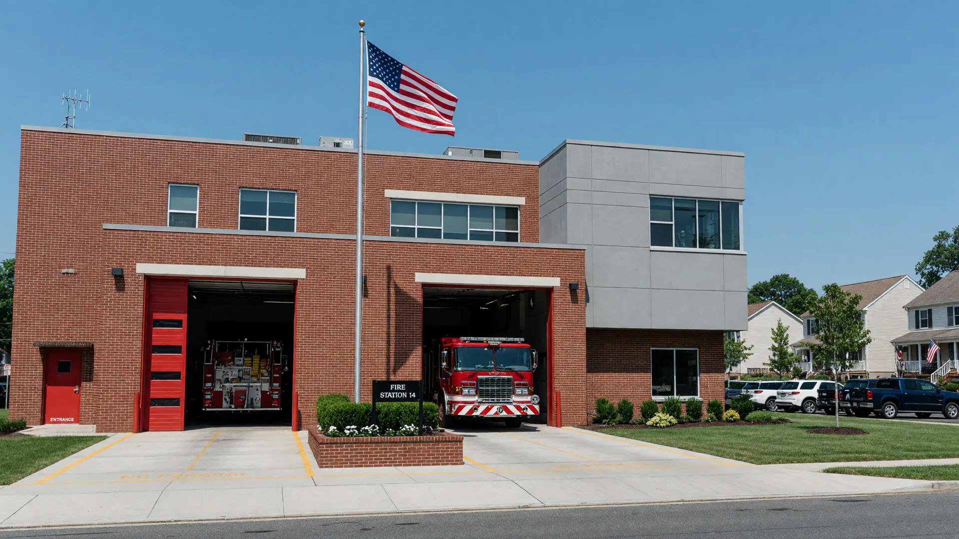 Fire station in Cherry Hill