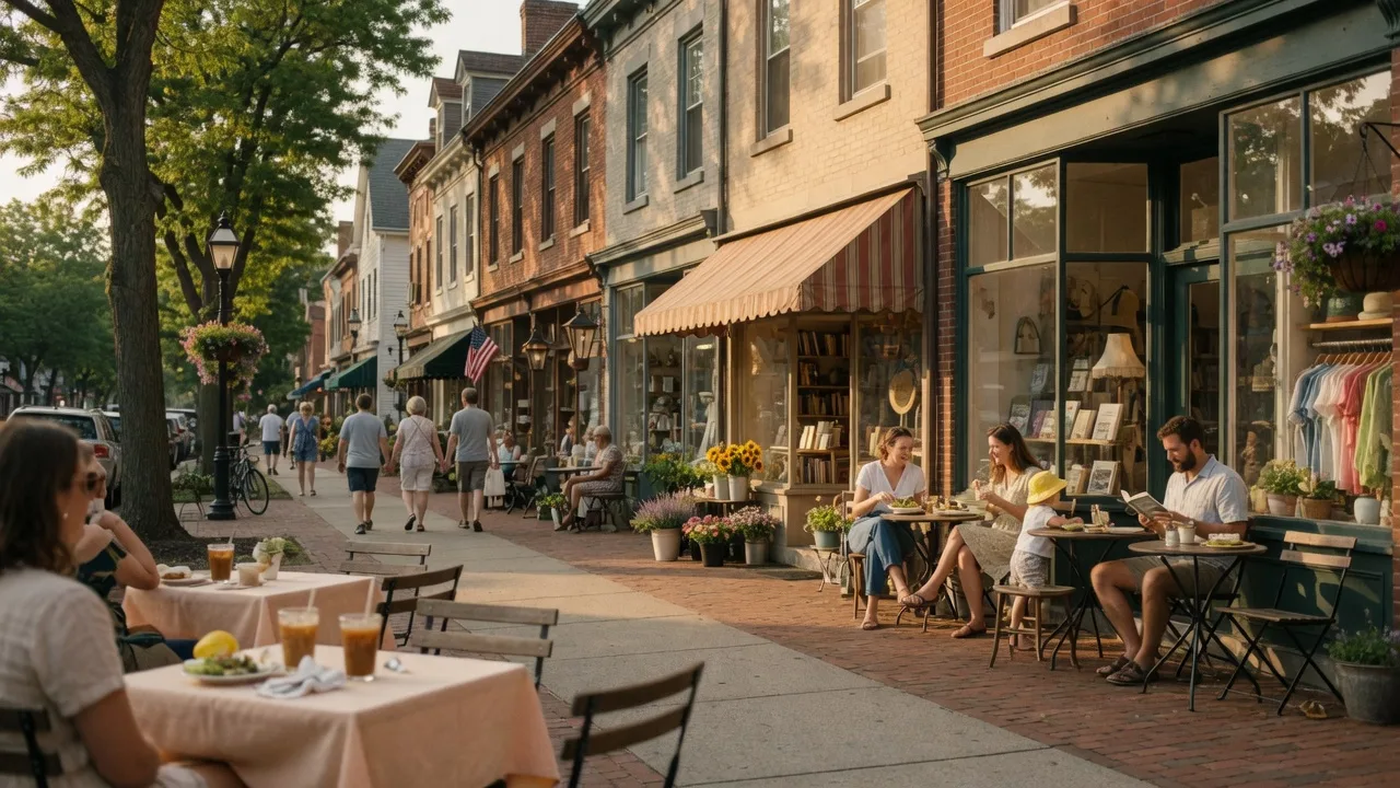 Doylestown restaurants and shops