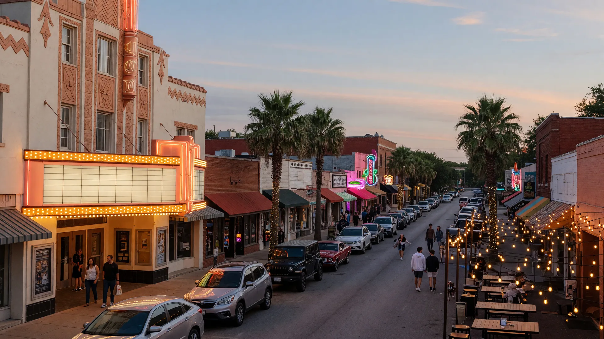 Homes and streetscapes in Lower Greenville, Texas