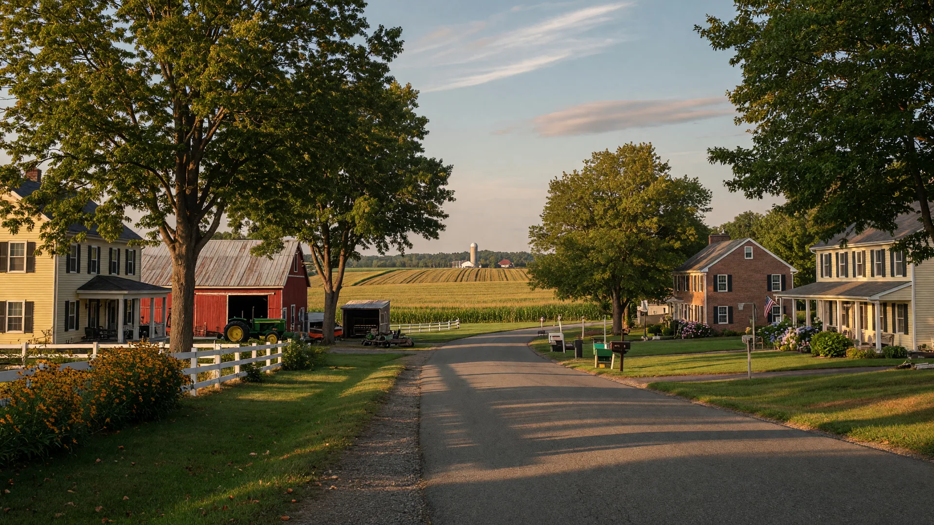 East Greenwich Township, New Jersey countryside