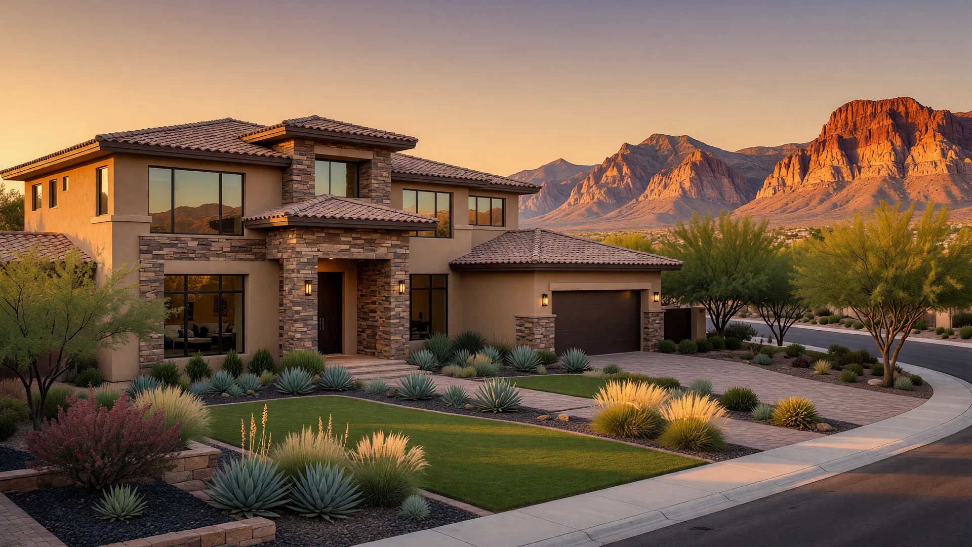 Caledonia at Stonebridge Summerlin: Spacious Modern Homes