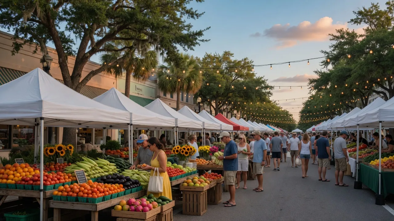 Your Mid-August Weekend Guide: Farmers Market Finds, Sunday Market at Waterside & Live Music Across the Gulf Coast