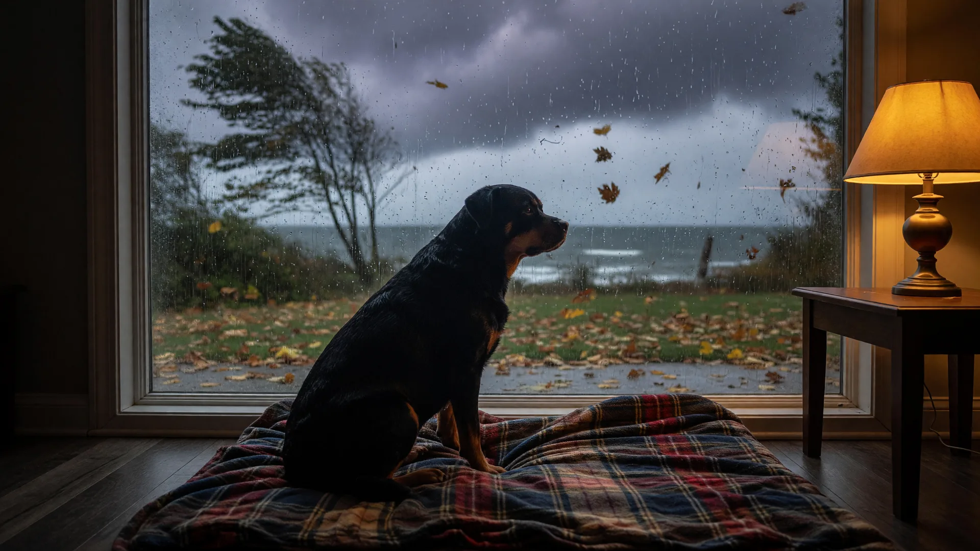 How Do I Keep My Dog Calm During a Windstorm in Victoria?