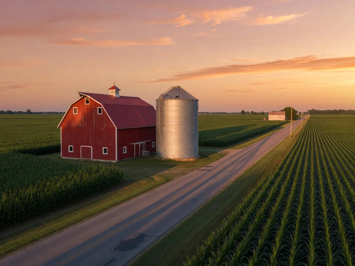 Newton County, Indiana: Wide-open farmland, dark country skies, and honest square footage. The pace is slower and the yards are generous.