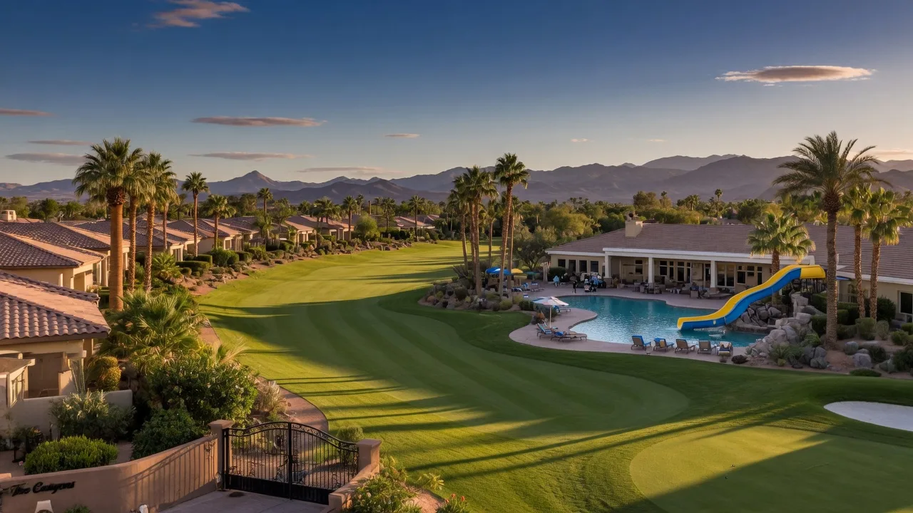 Living in Rhodes Ranch, Las Vegas: Gated Golf Living With a Resident Water Park