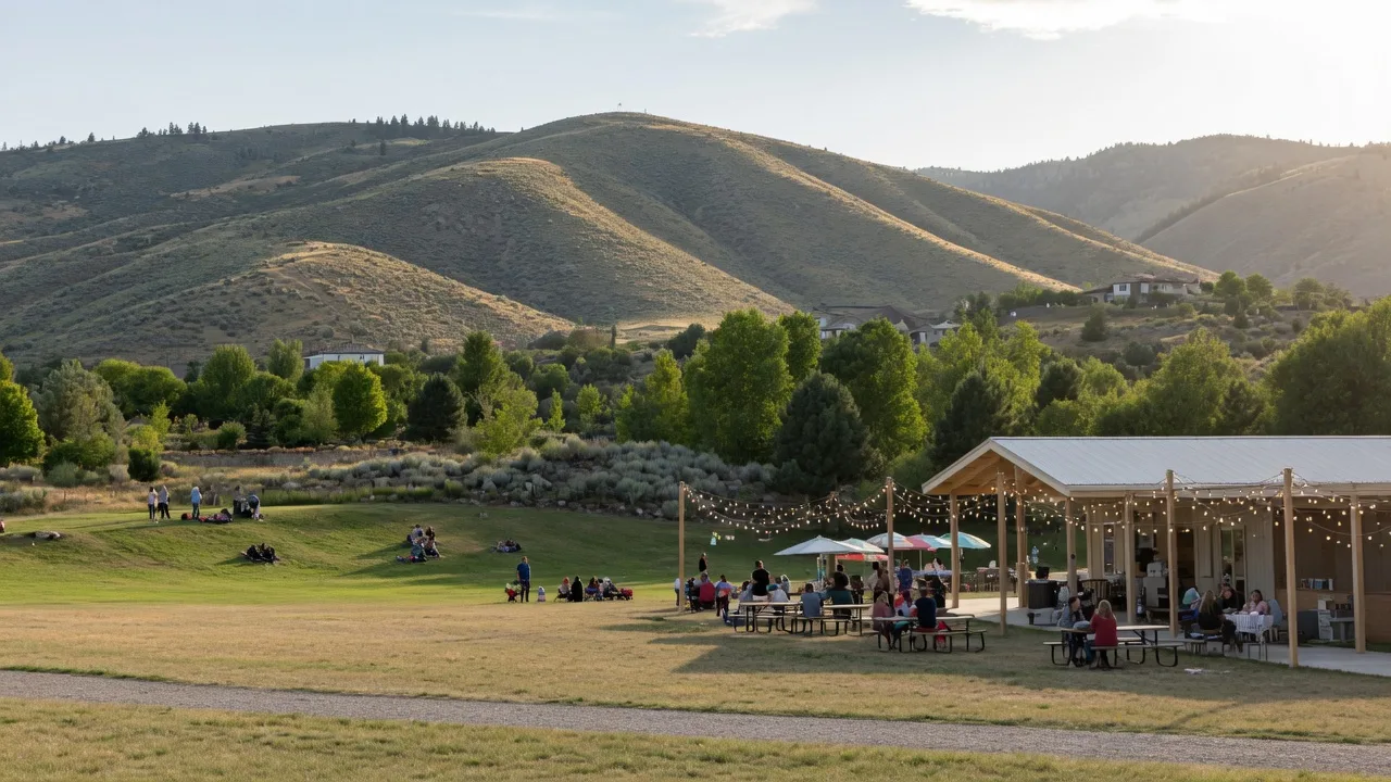 Illustrative image of a community event at Hidden Springs