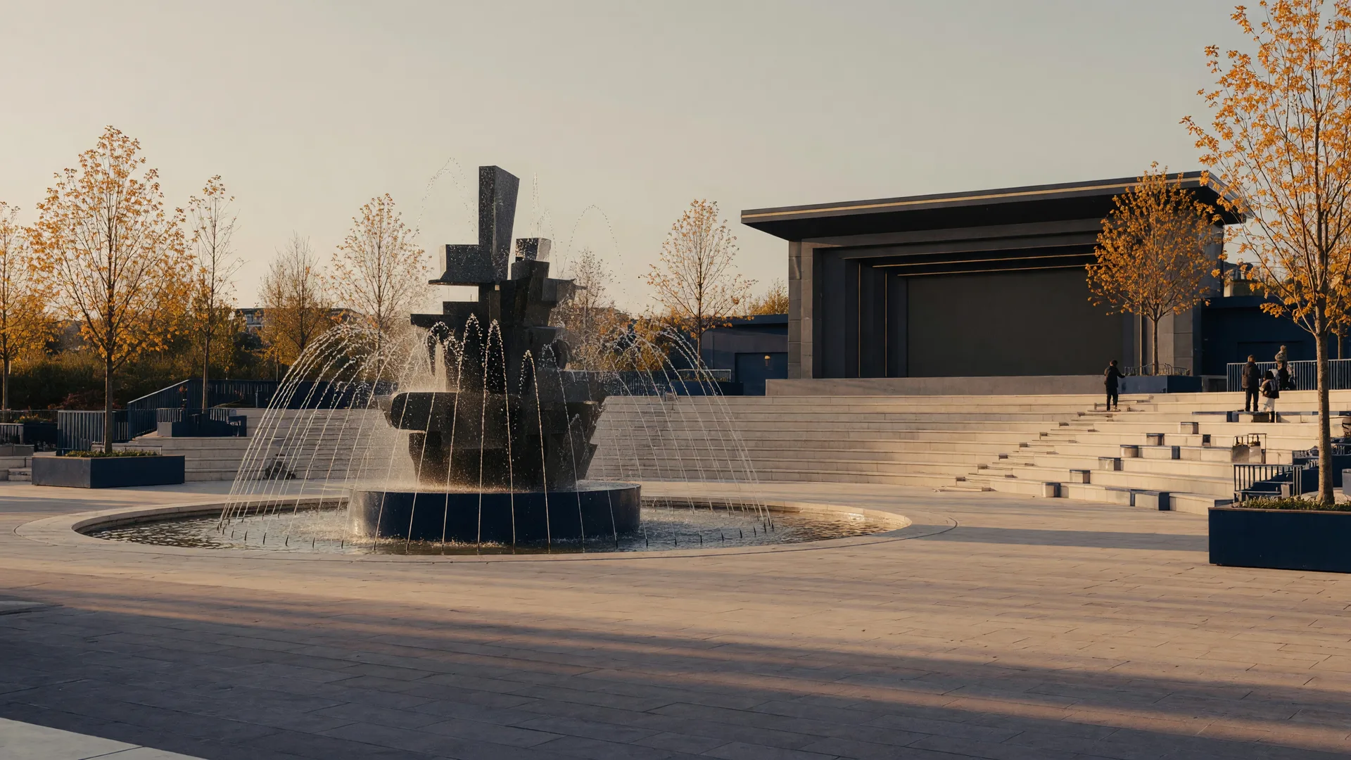 Town Center Park is Suwanee's front yard at the corner of Buford Highway and Lawrenceville-Suwanee Road: the amphitheater, the Big Splash fountain, and the walk to the greenway.