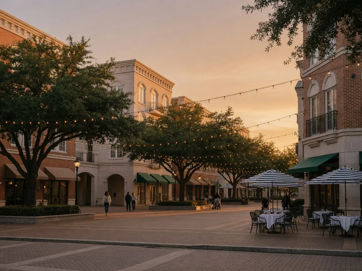 Sugar Land, Texas neighborhood scene