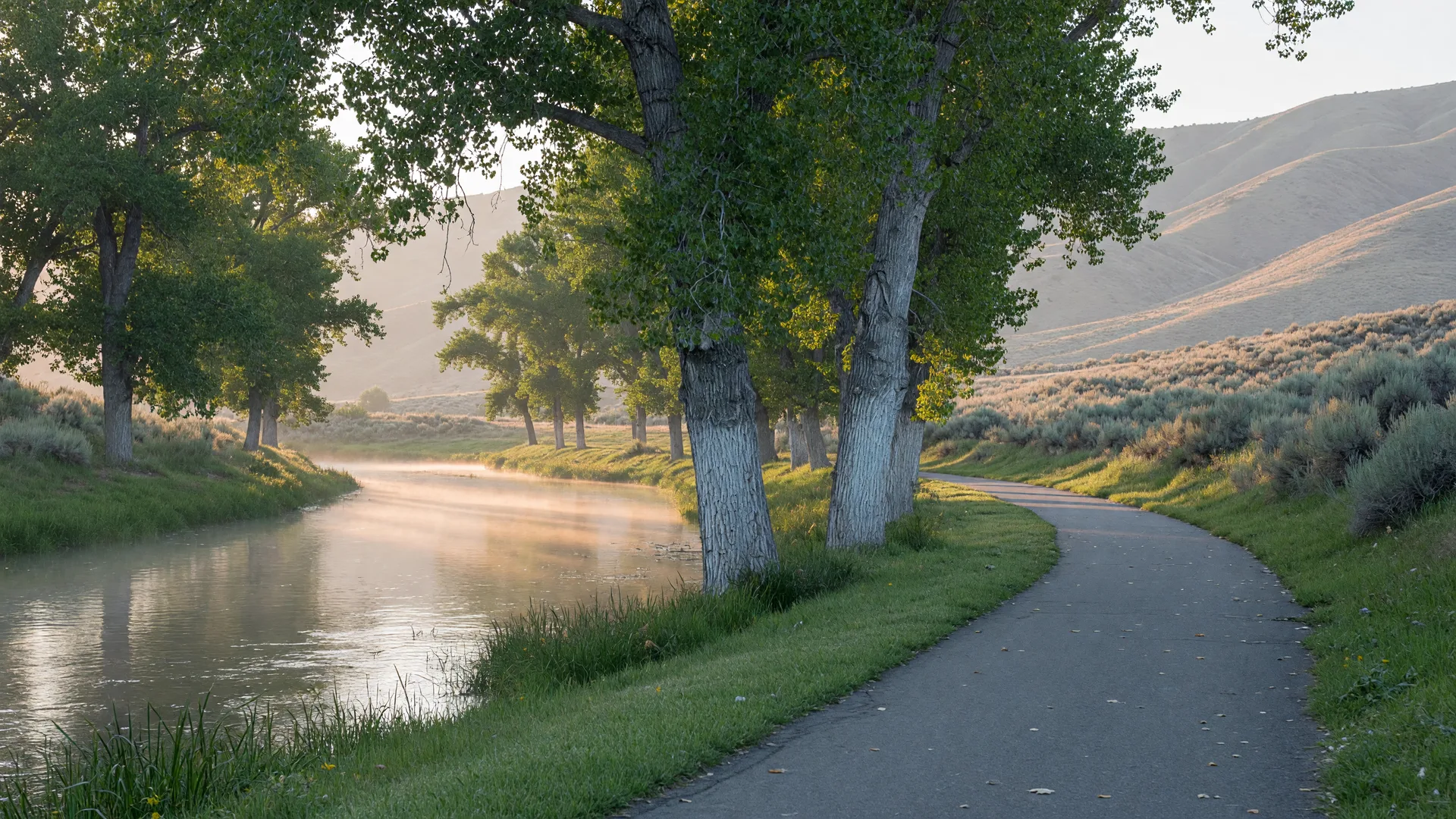 Illustrative image of the Boise River Greenbelt