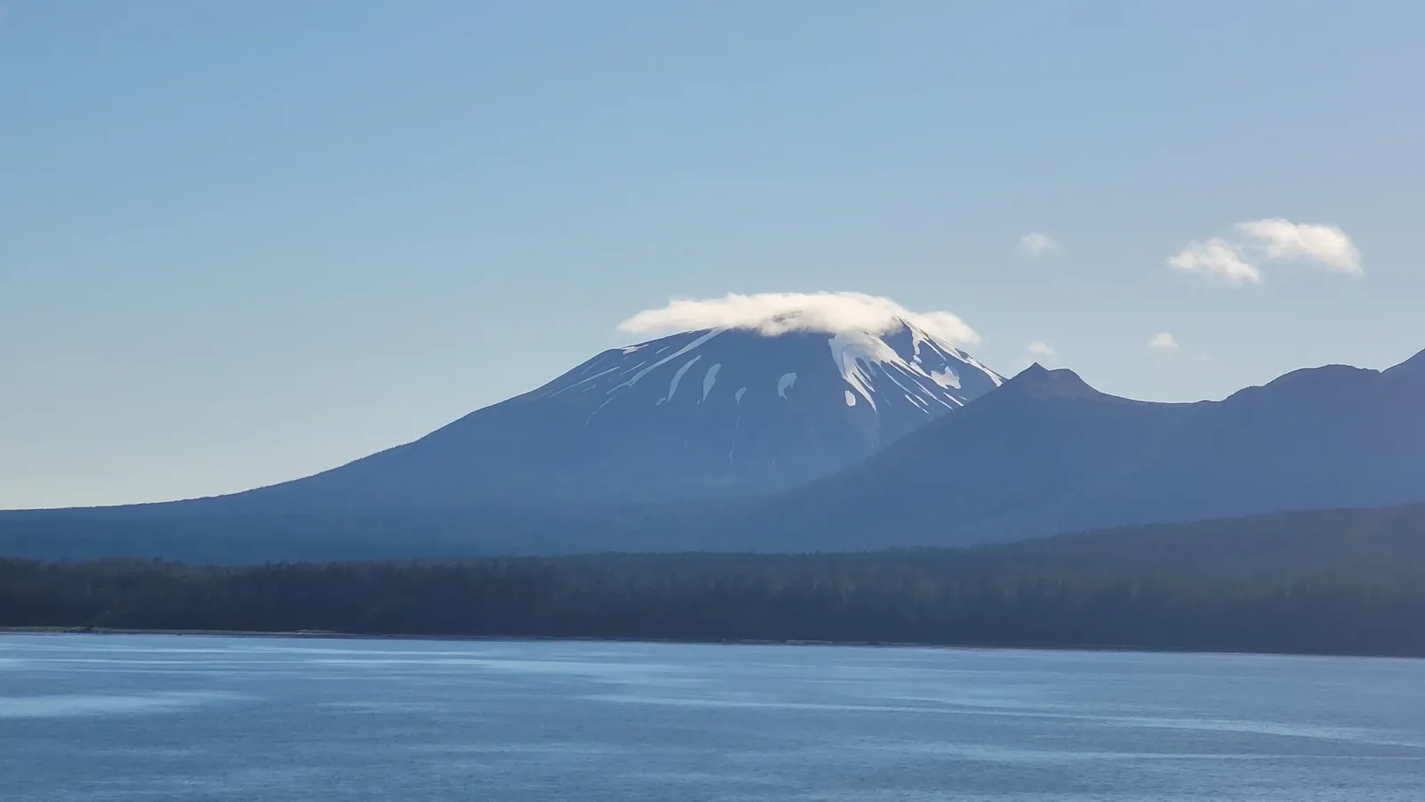 Mount Edgecumbe across Sitka Sound, Alaska