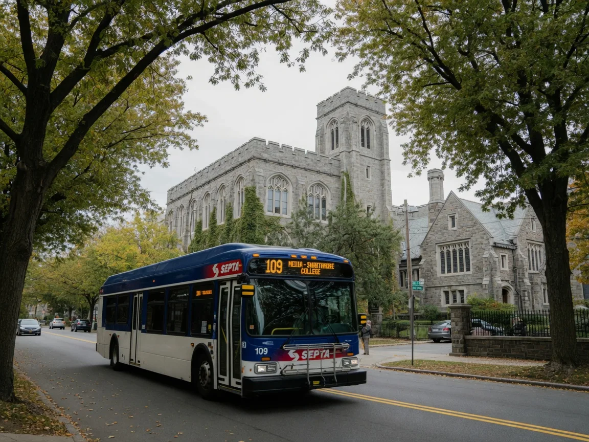 SEPTA bus routes serving Swarthmore