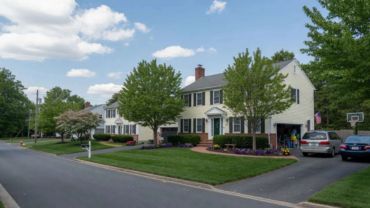 Attached townhomes in Ardmore with modern architecture and attached garages