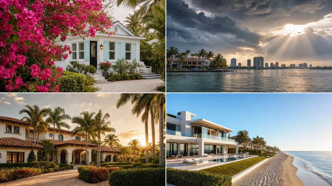South Florida through the seasons: spring flowers, summer storms, autumn light, and winter sun