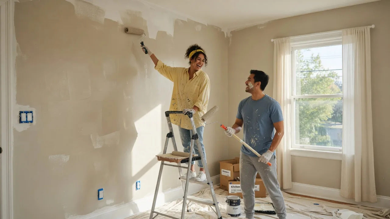 Wide landscape photograph of a home interior prepared for sale, featuring clean surfaces and inviting spaces.
