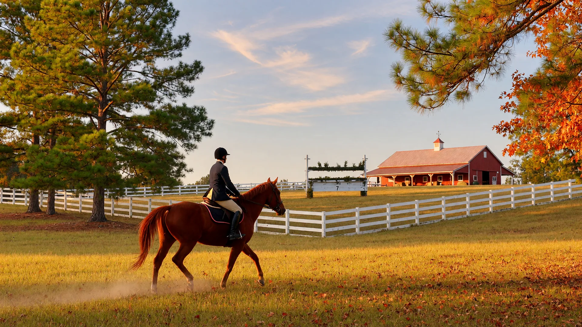 Photo: Aiken's Fall Equestrian Season: A Complete Guide to Horse Events from August through November — Aiken SC horse property