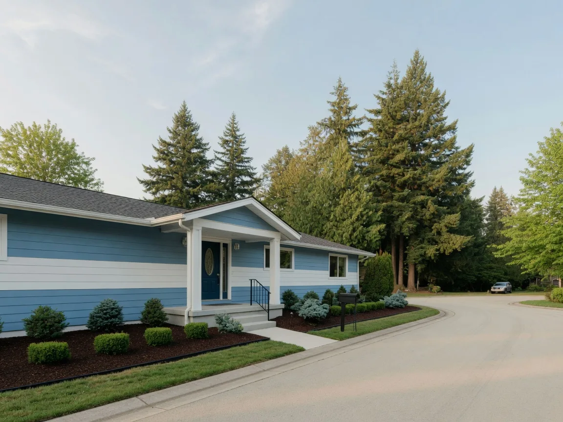 A bright, low-maintenance single-level home with clean landscaping in a quiet Snohomish County neighborhood