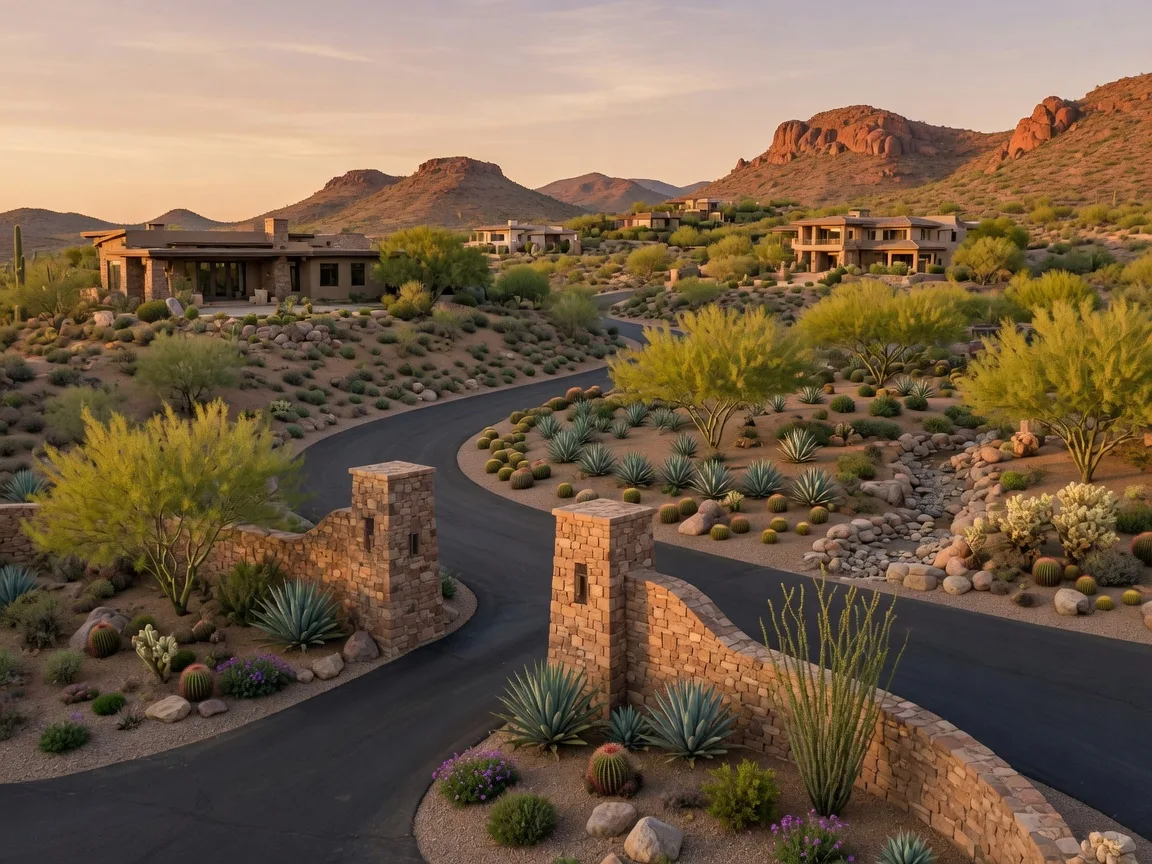 DC Ranch master-planned luxury community entrance in Scottsdale Arizona