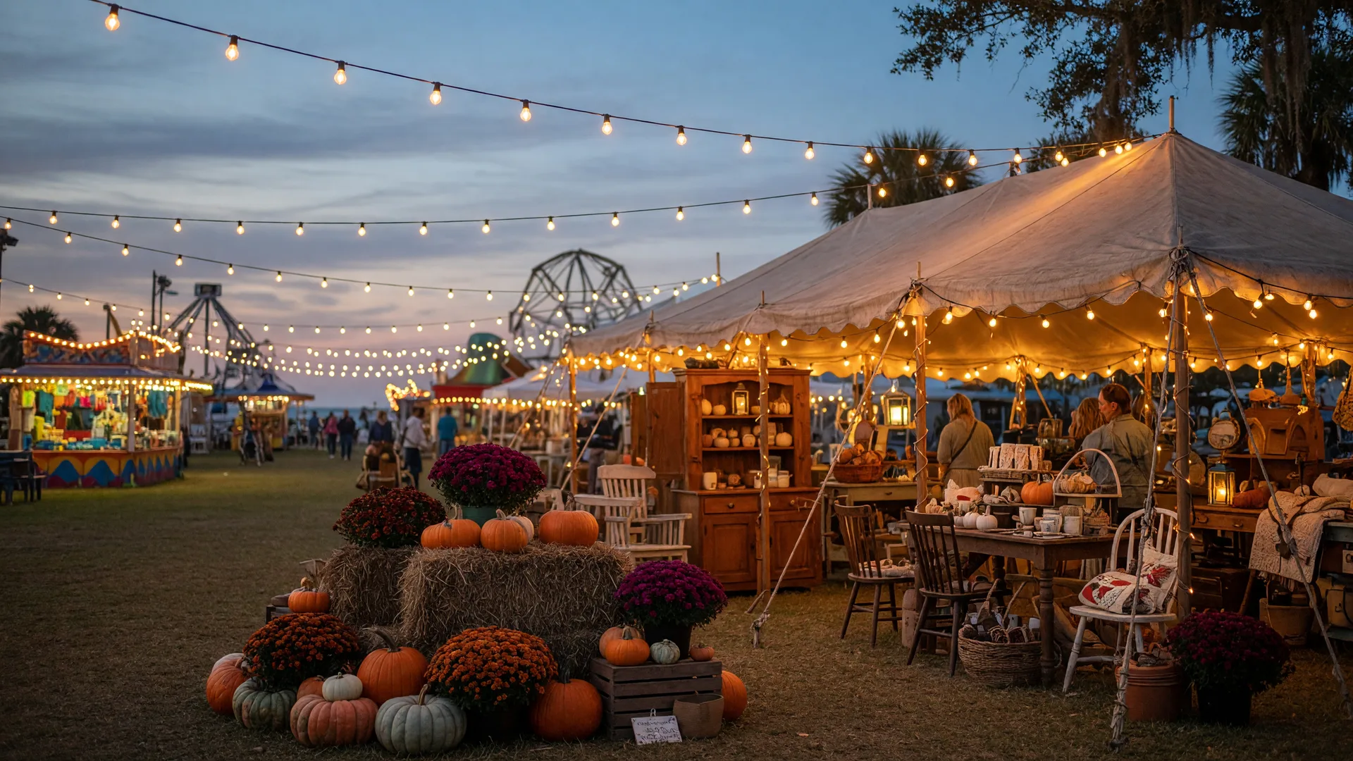 This Week on the Gulf Coast: Fright Fest at the Fairgrounds, a Vintage Market & a Harvest-Filled Weekend